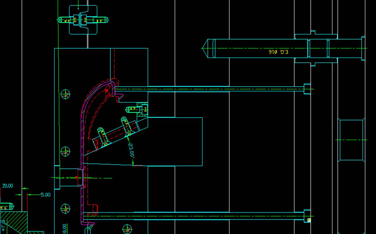 T wedge inner slide
